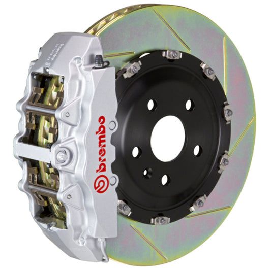 Brembo 01-06 LS430 Front GT BBK 8 Piston Cast 380x34 2pc Rotor Slotted Type-1-Silver