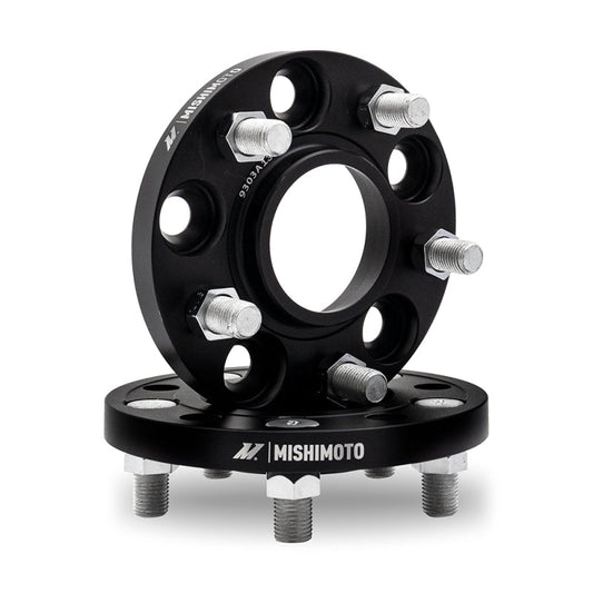 Mishimoto Wheel Spacers - 5x114.3 - 60.1 - 45 - M12 - Black