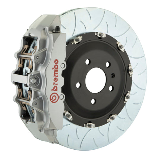 Brembo 01-06 LS430 Front GT BBK 8 Piston Cast 380x34 2pc Rotor Slotted Type-3-Silver