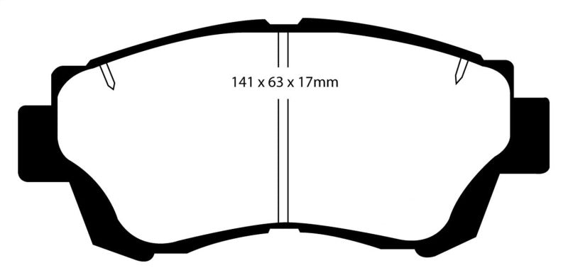 EBC 92-96 Lexus ES300 3.0 Yellowstuff Front Brake Pads