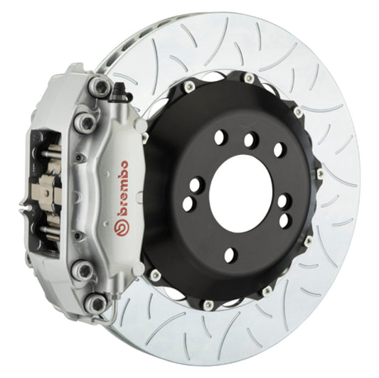 Brembo 01-06 LS430 Rear GT BBK 4 Piston Cast 2pc 345x28 2pc Rotor Slotted Type-3-Silver