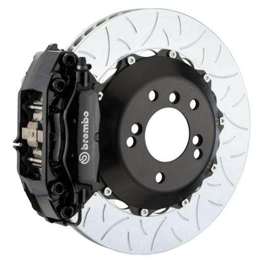 Brembo 01-06 LS430 Rear GT BBK 4 Piston Cast 2pc 345x28 2pc Rotor Slotted Type-3-Black